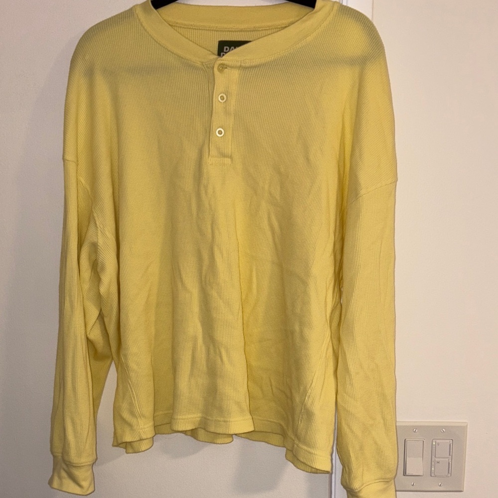 Daily Drills Yellow Lemonade Thermals Set xs/s
